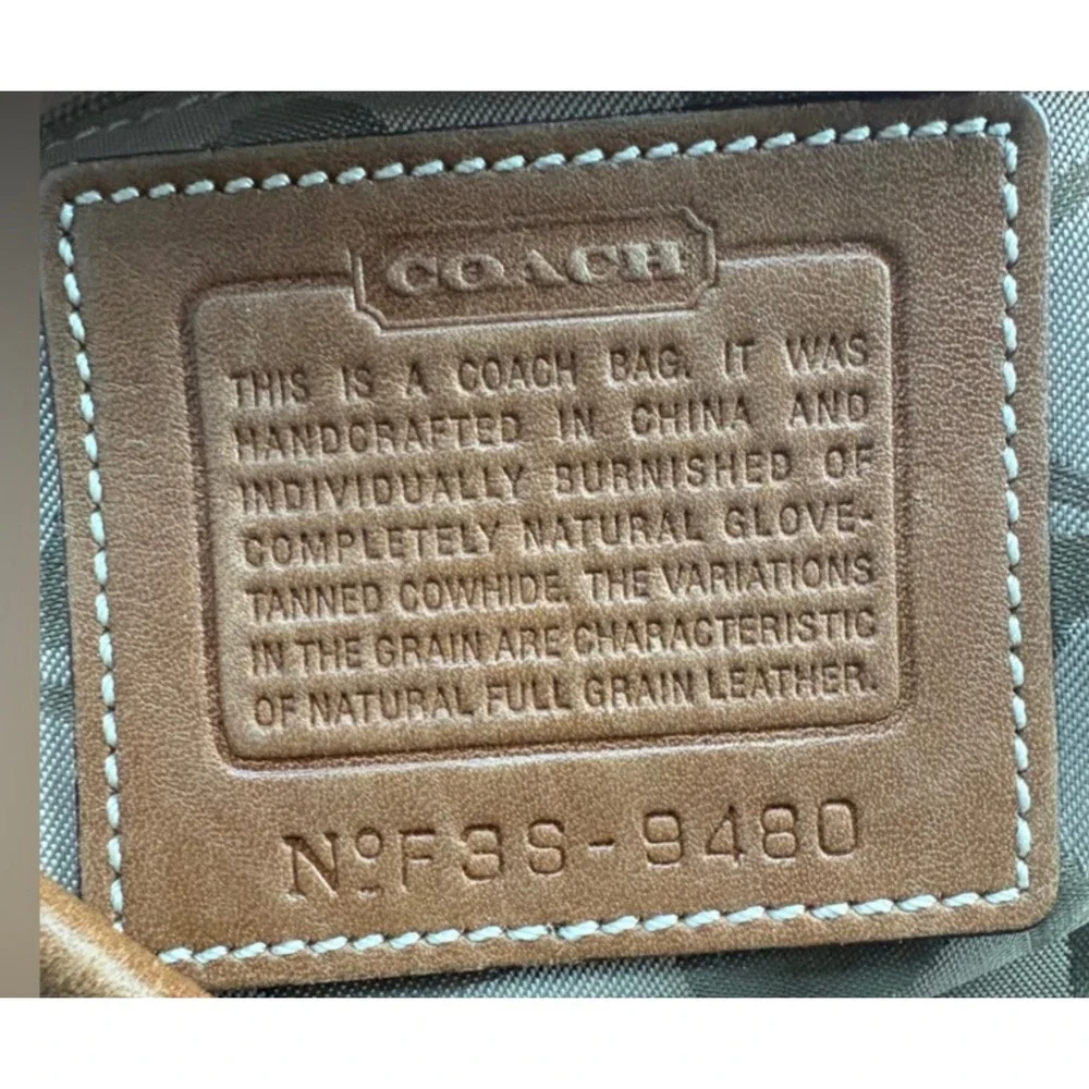 Coach Vintage Y2K Soho Glovetanned Flap Buckle Shoulder Bag Tan 9480 2003 - Picture 5 of 14